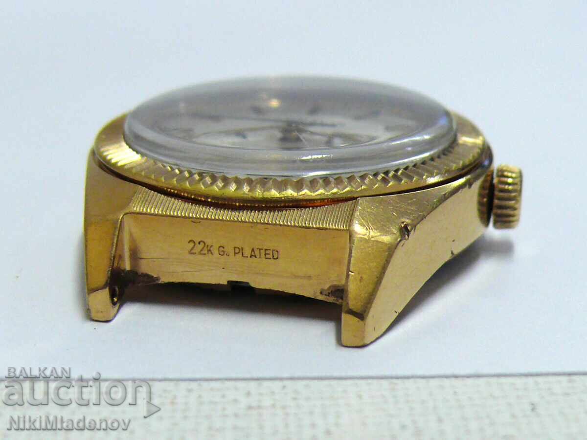 Soviet CORNAVIN/ ROCKET Gold-Plated Men's Wristwatch, BZC! - 11 Soviet CORNAVIN/ ROCKET Gold-Plated Men's Wristwatch, BZC! - 11