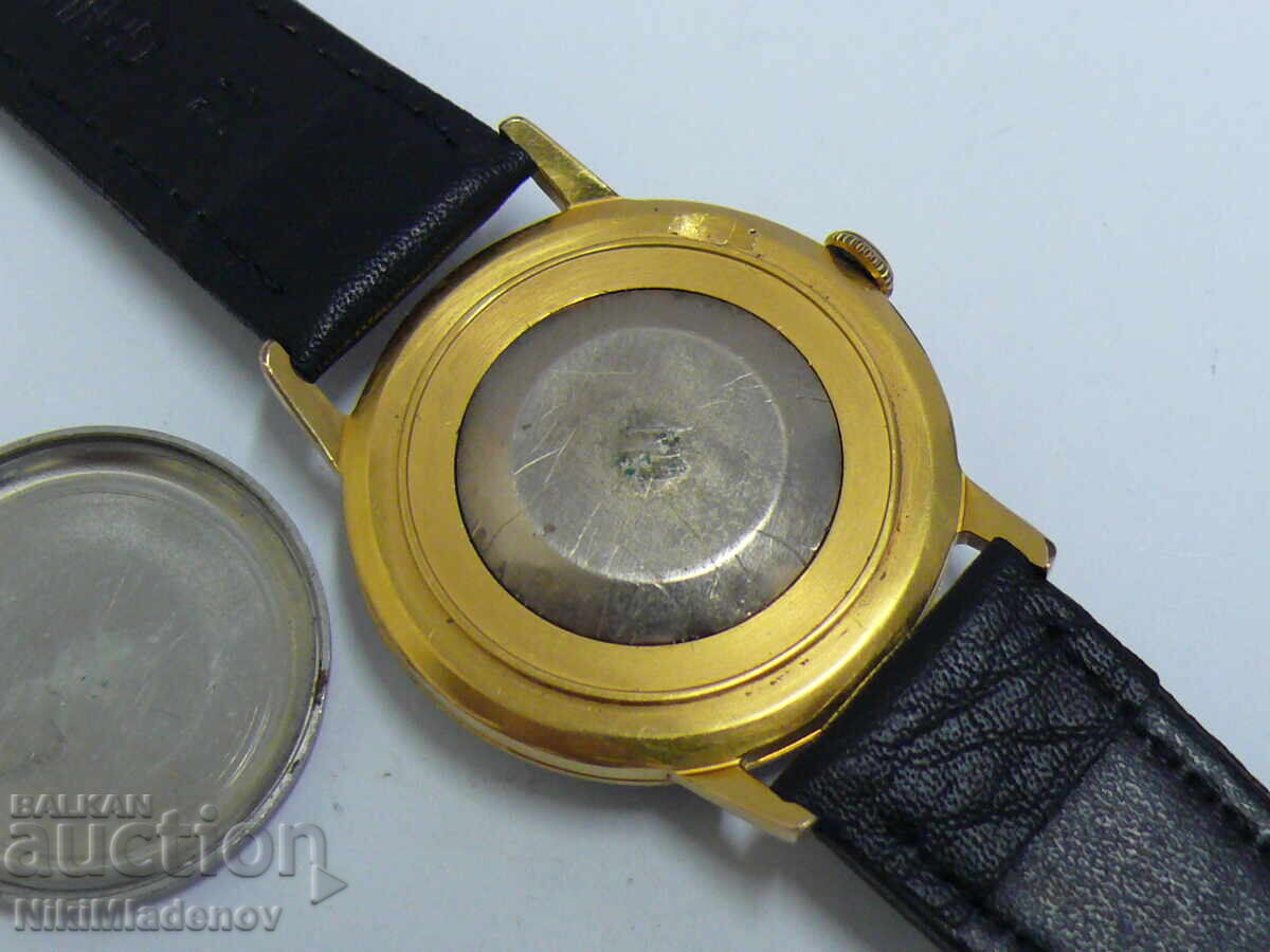 Gold-plated Zaria/Zarya Men's Mechanical Wristwatch, BZC! - 6 Gold-plated Zaria/Zarya Men's Mechanical Wristwatch, BZC! - 6