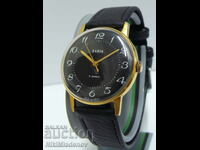 Gold-plated Zaria/Zarya Men's Mechanical Wristwatch, BZC!