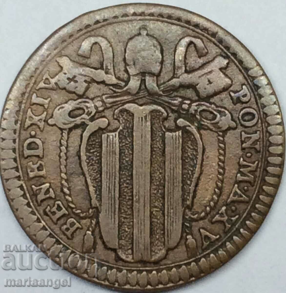 Кватрино Романо 1754 Ватикан - RR - 6 Кватрино Романо 1754 Ватикан - RR - 6