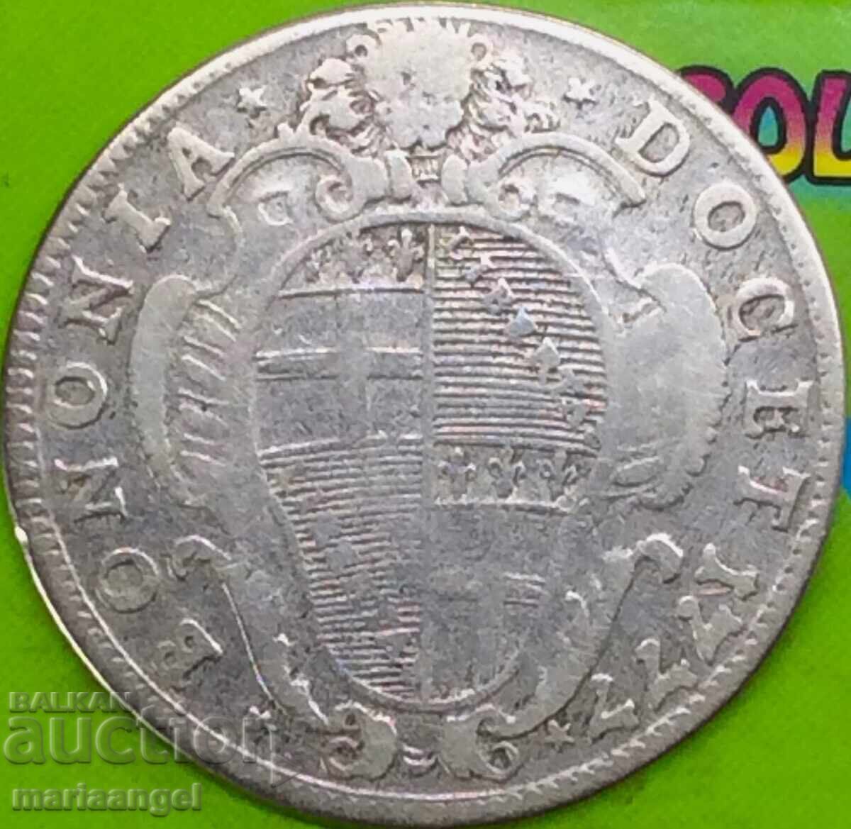 Δημοπρασία 30 baiochi 1777 Vatican Pius VI 29 mm ασήμι - εκτός σπάνιου