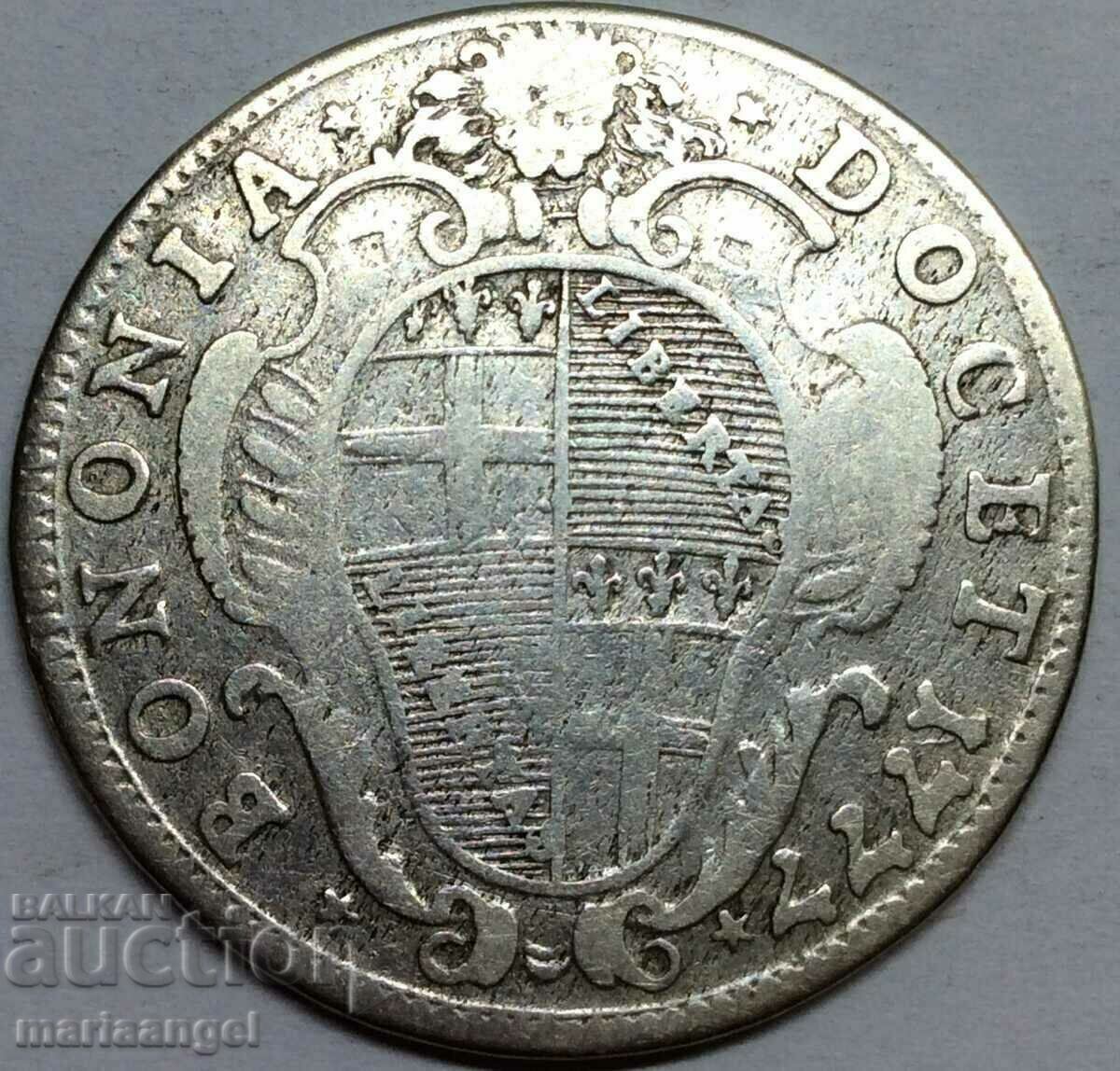 30 baiochi 1777 Vatican Pius VI 29 mm ασήμι - εκτός σπάνιου
