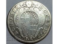 30 baiochi 1777 Vatican Pius VI 29 mm silver - excl. rare