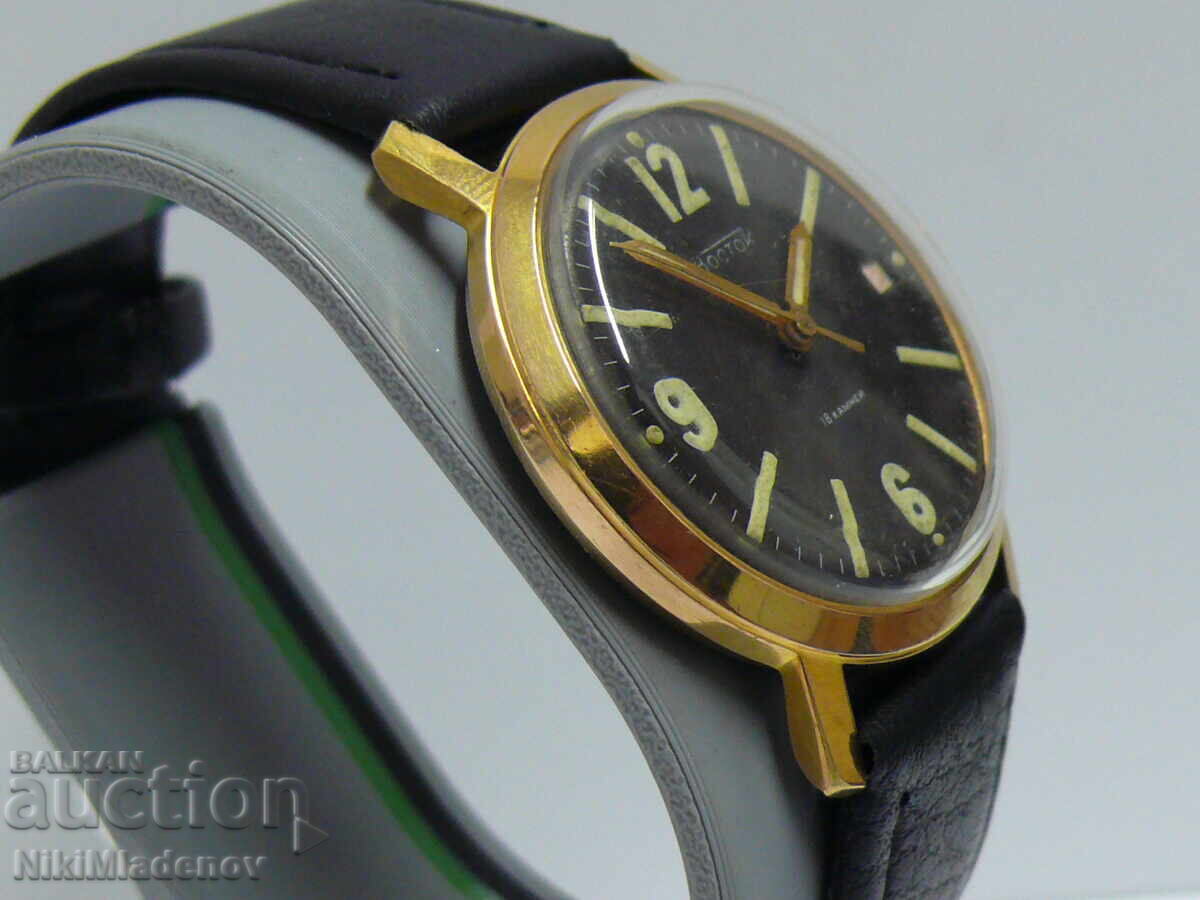 Auction  Soviet VOSTOK/Vostok Gold-Plated Men's Wristwatch, BZTs!