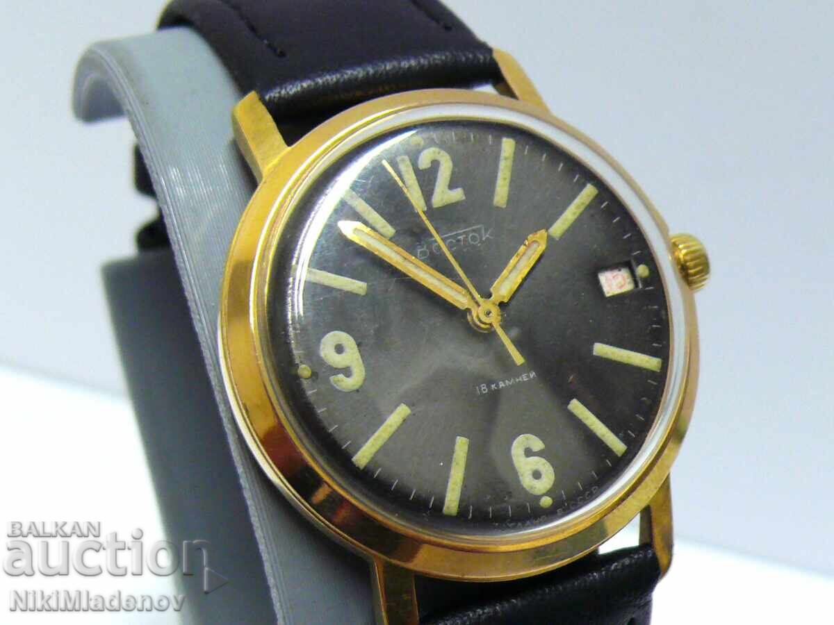 Delivery of Soviet VOSTOK/Vostok Gold-Plated Men's Wristwatch, BZTs!
