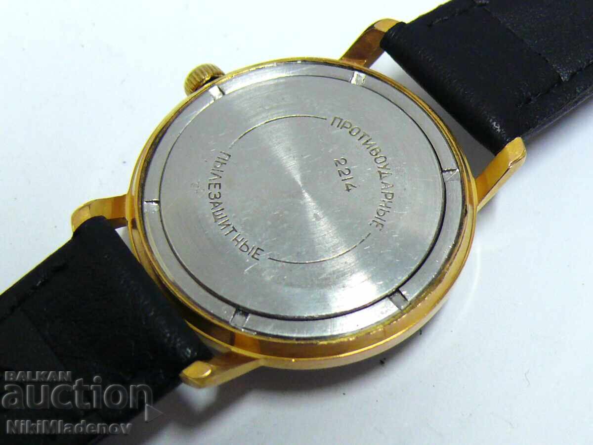 Soviet VOSTOK/Vostok Gold-Plated Men's Wristwatch, BZTs! - 11