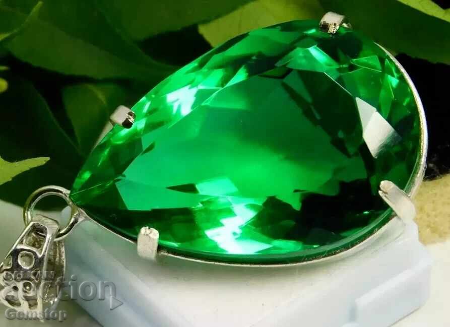 ΒΖΤ! 17.85 καράτια φυσικό ασημένιο μενταγιόν με τοπάζι από 1ct! ΒΖΤ! 17.85 καράτια φυσικό ασημένιο μενταγιόν με τοπάζι από 1ct!