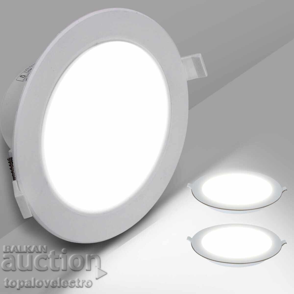 НОВИ! LED лунички 12W, 1350 лумена, 145-155 мм, 2 бр/к-кт