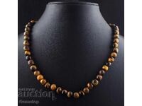 ΒΖΚ! 274 κολιέ από φυσικό λίθο μάτι τίγρης από 1st!