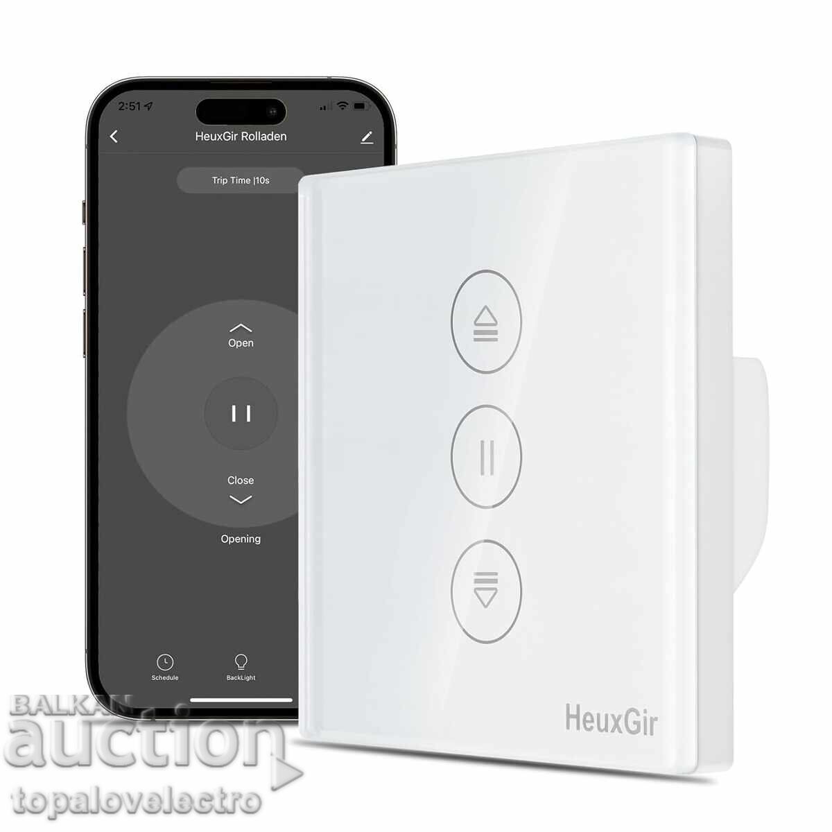 NEW! WiFi timer for blinds, Alexa/Smart Life, without neutral wire