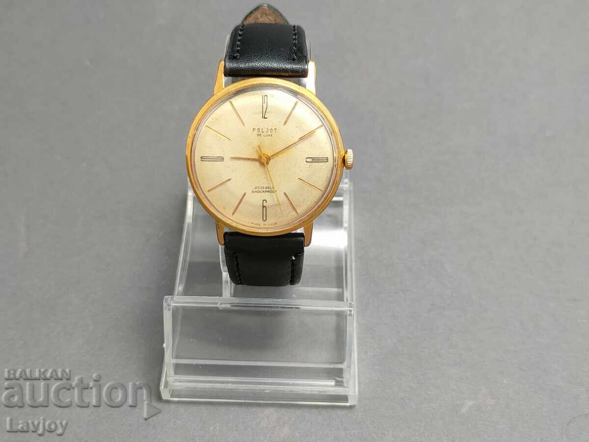 Poljot De luxe Gold-plated Wristwatch