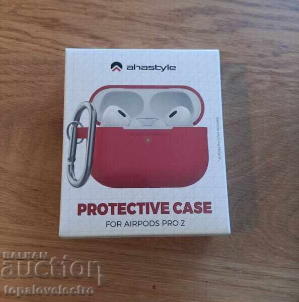 ΚΑΙΝΟΥΡΙΟ! Σιλικονούχα θήκη για AirPods Pro 2, με καραμπίνερ και λουράκι χειρός - 6