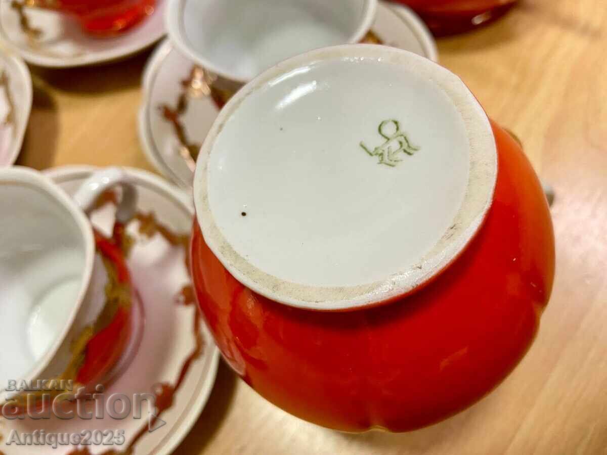 Чаен сервиз „Бутон“, Барановка (СССР) нов - 5