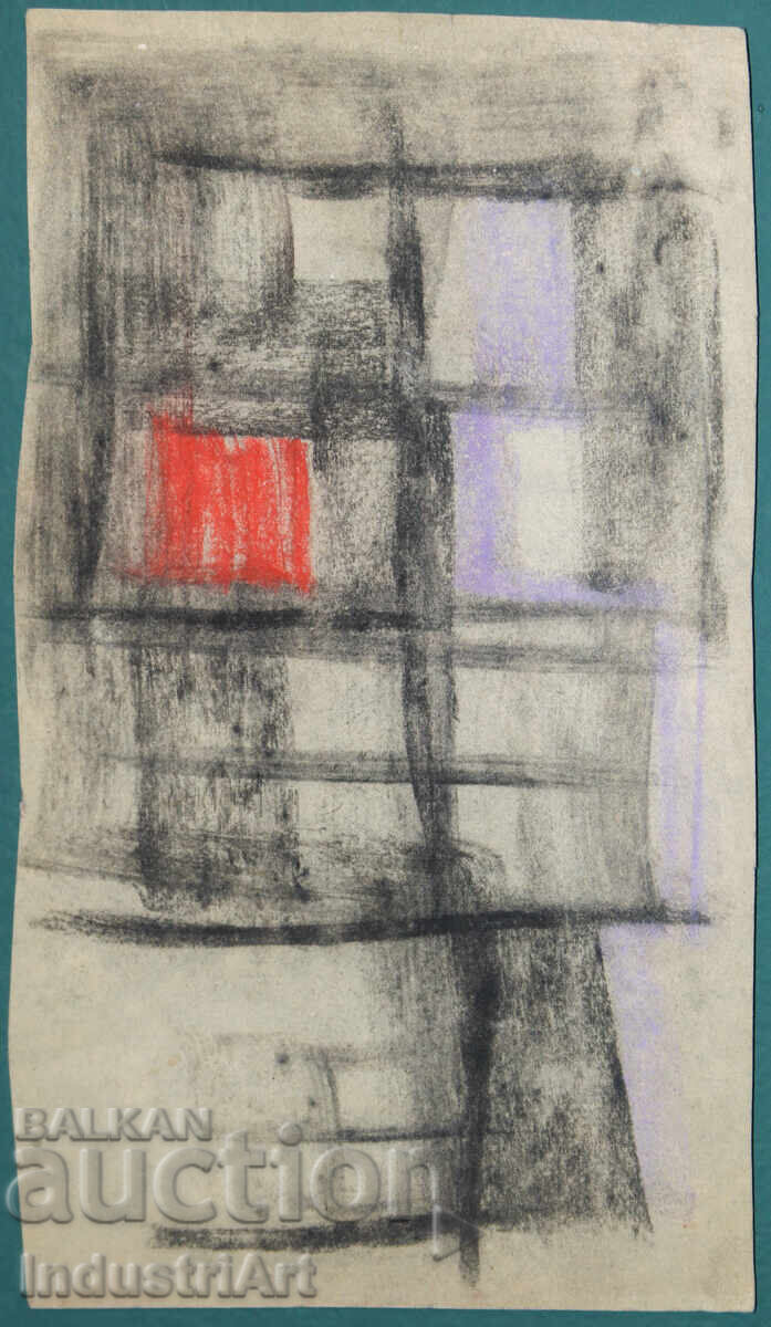 Δημοπρασία Μοντέρνα τέχνη σχέδιο παστέλ αφηρημένη σύνθεση Δημοπρασία Μοντέρνα τέχνη σχέδιο παστέλ αφηρημένη σύνθεση