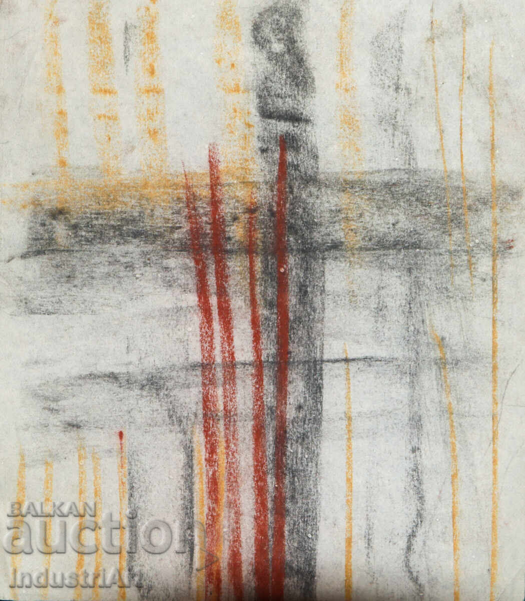 Μοντέρνα τέχνη σχέδιο παστέλ αφηρημένη σύνθεση