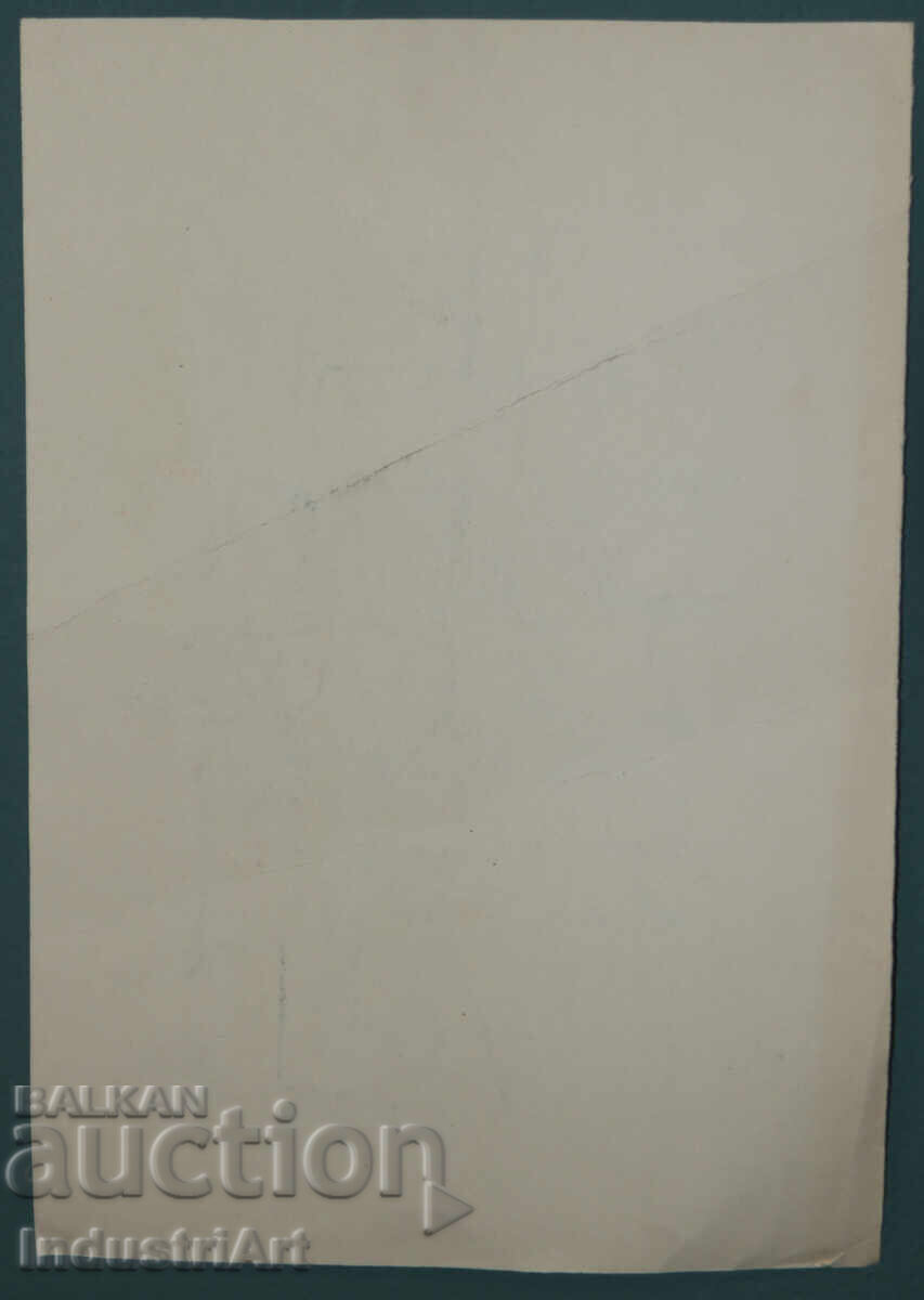 Съвременно изкуство рисунка туш абстрактна композиция - 6