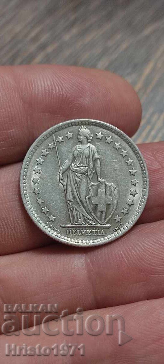 2 φράγκα 1963 με τιμή 35.00 BGN | € 17.90