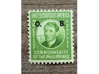Filipine - Emisiune din 1941 cu supratipărire „O. B.” (1941) MNH