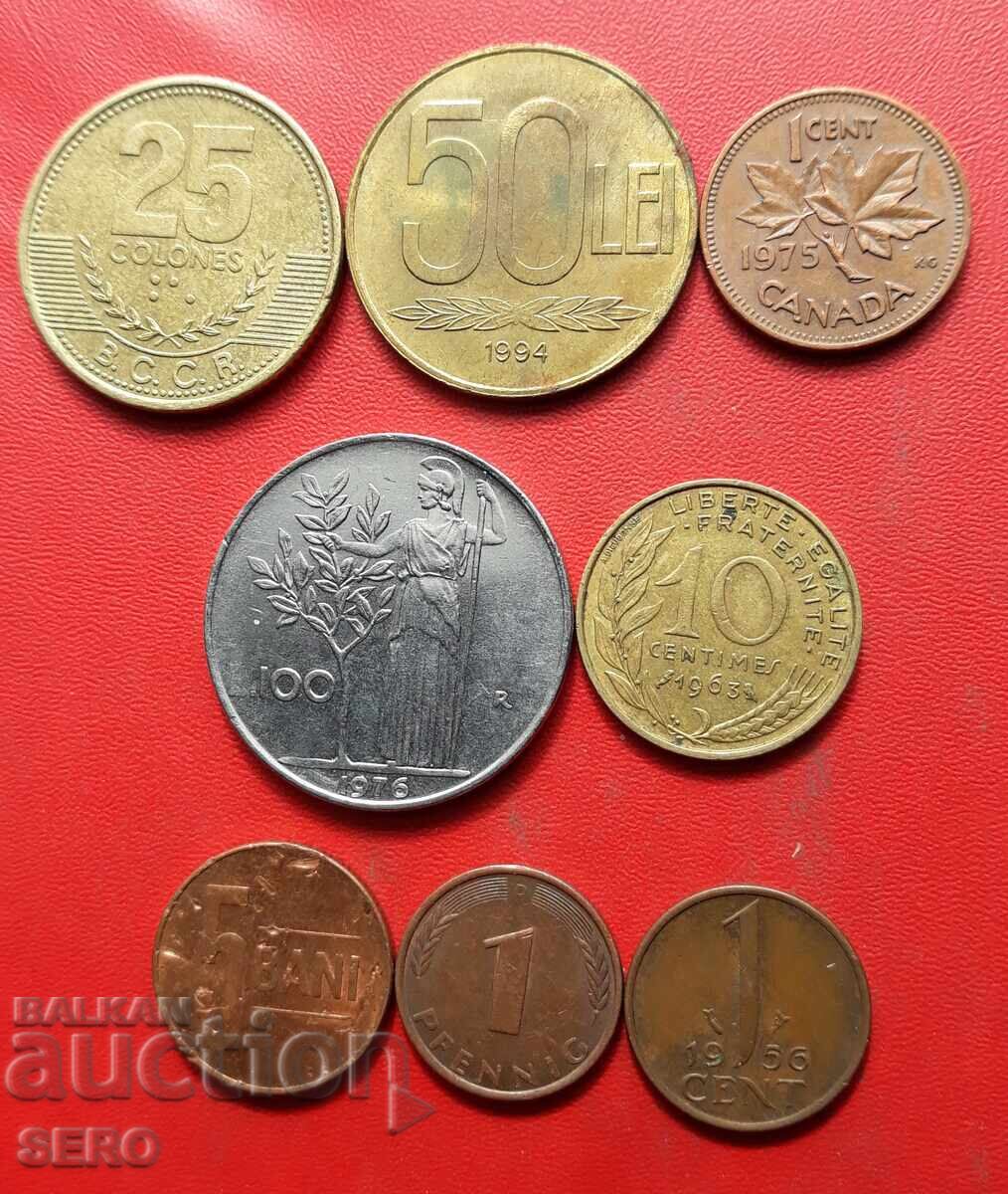 Mixed lot of 8 coins Mixed lot of 8 coins