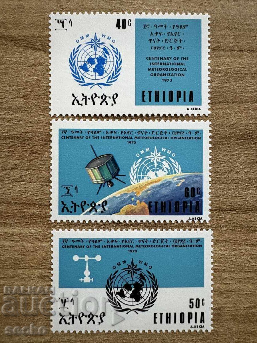 Αιθιοπία - 100 χρόνια Διεθνής Μετεωρολογική ...(1973) MNH Αιθιοπία - 100 χρόνια Διεθνής Μετεωρολογική ...(1973) MNH