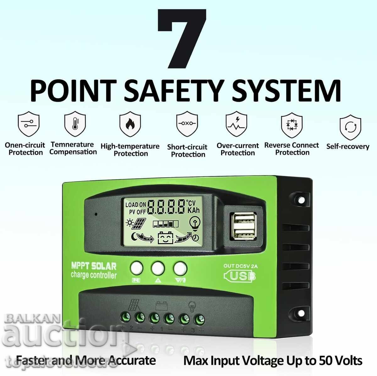 NOU! Controler Solar MPPT 60A cu ecran LCD cu preț 49.00 BGN | € 25.05