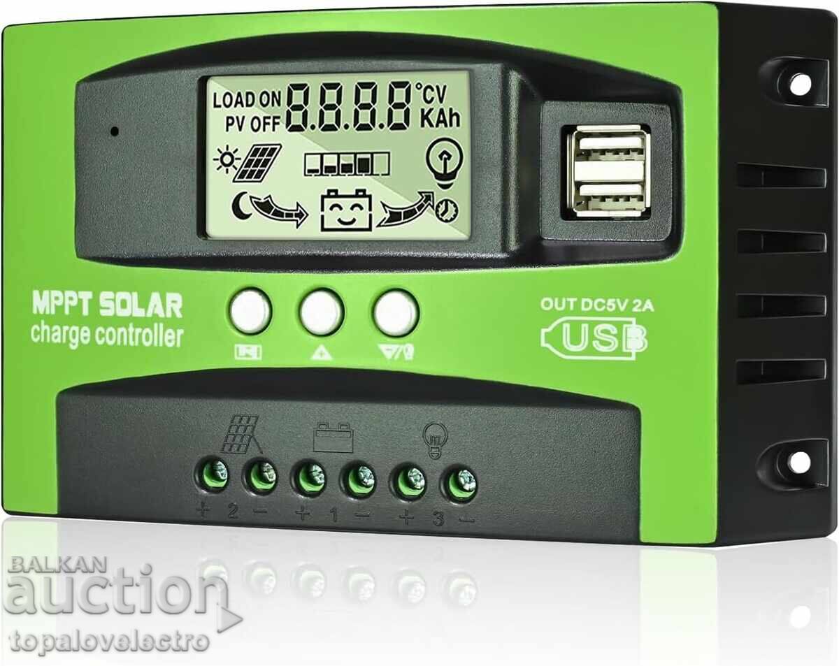 NOU! Controler Solar MPPT 60A cu ecran LCD