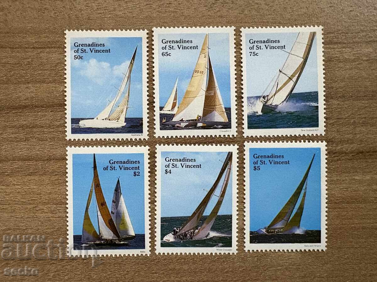 Γρεναδίνες από Σεντ Βίνσεντ - Γιοτ (1988) MNH