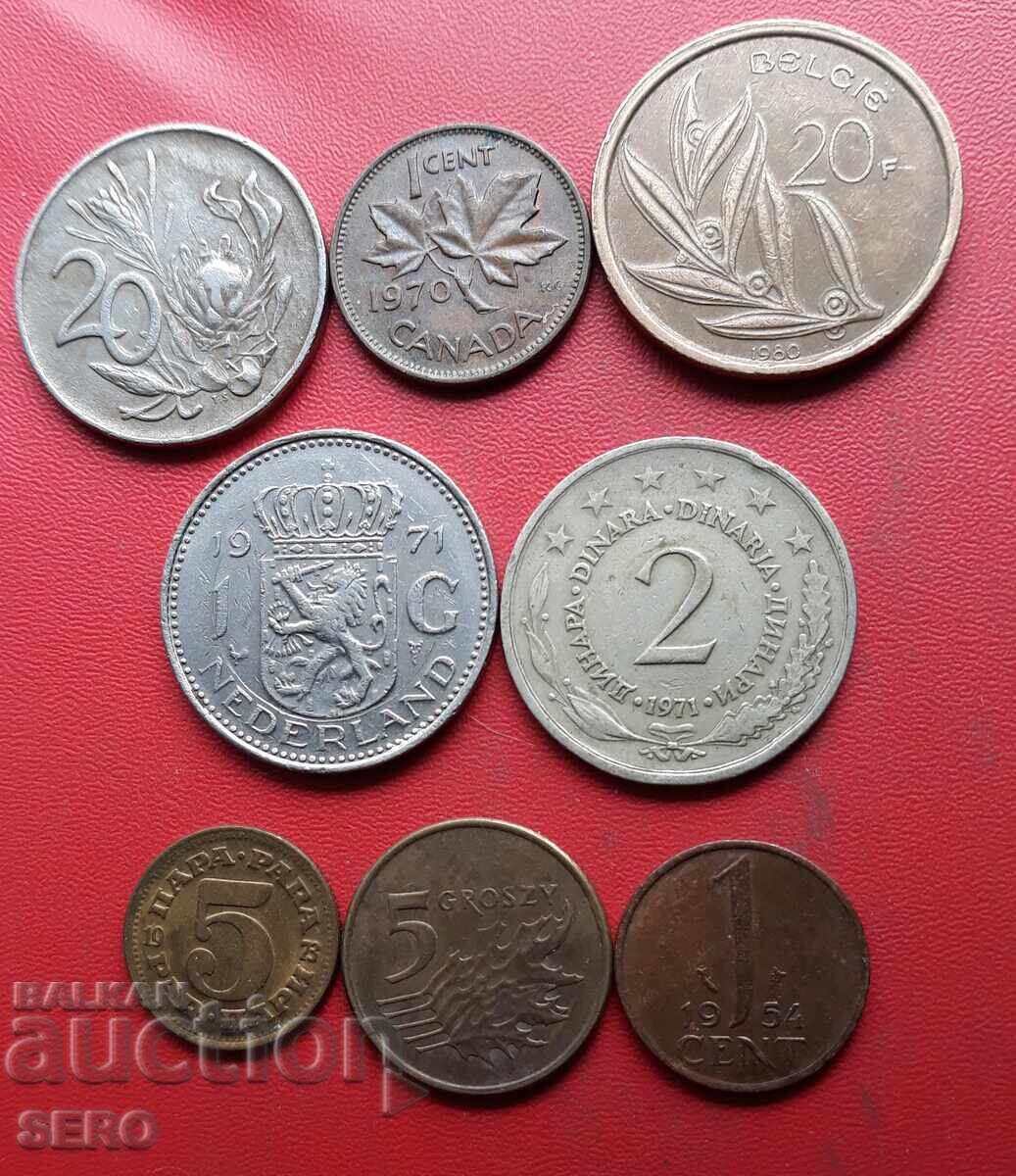 Mixed lot of 8 coins Mixed lot of 8 coins