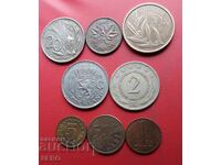 Mixed lot of 8 coins