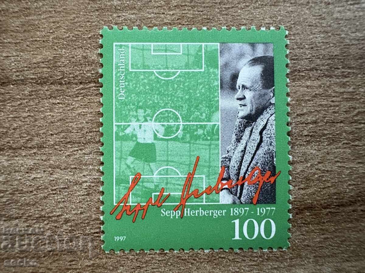 Germany - 100 g. from the birth of Sepp Herberger (1997) MNH