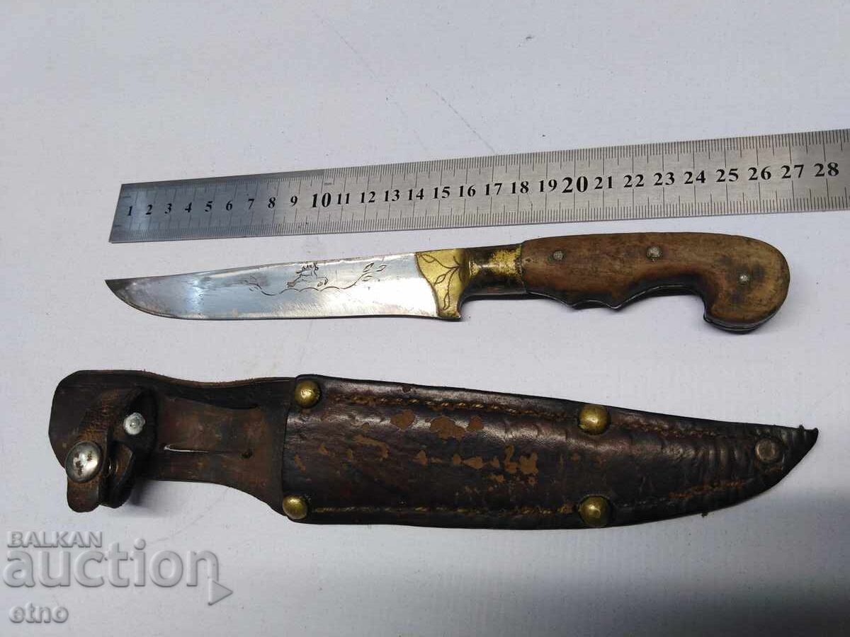 ΠΑΛΙΟ ΒΟΥΛΓΑΡΙΚΟ ΜΑΧΑΙΡΙ ΤΟΥ ΝΤΙΜΙΤΡ ΝΤΙΜΙΤΡΟΦ ΜΕ ΔΕΡΜΑΤΙΝΗ ΘΗΚΗ, ΕΛΑΦΙ με τιμή 69.00 BGN | € 35.28 ΠΑΛΙΟ ΒΟΥΛΓΑΡΙΚΟ ΜΑΧΑΙΡΙ ΤΟΥ ΝΤΙΜΙΤΡ ΝΤΙΜΙΤΡΟΦ ΜΕ ΔΕΡΜΑΤΙΝΗ ΘΗΚΗ, ΕΛΑΦΙ με τιμή 69.00 BGN | € 35.28