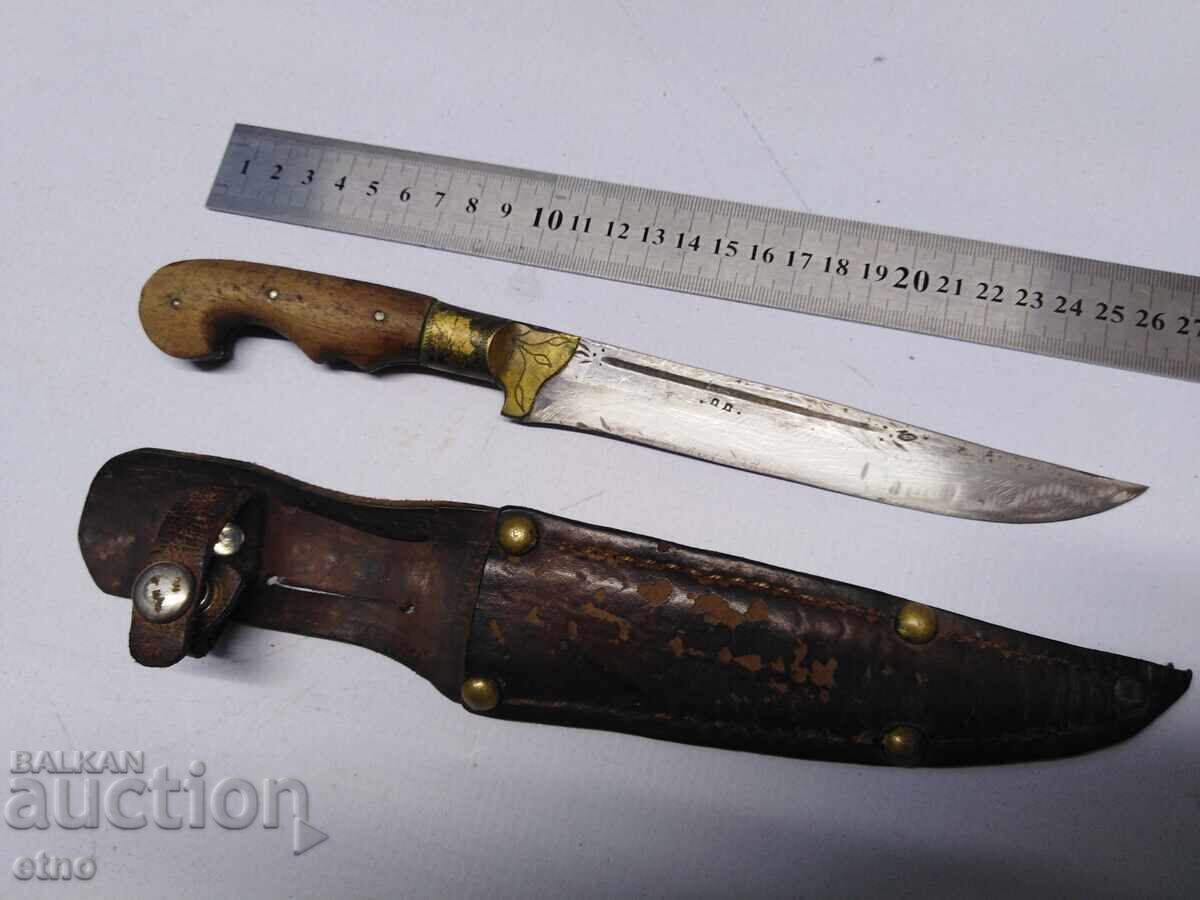 Παράδοση ΠΑΛΙΟ ΒΟΥΛΓΑΡΙΚΟ ΜΑΧΑΙΡΙ ΤΟΥ ΝΤΙΜΙΤΡ ΝΤΙΜΙΤΡΟΦ ΜΕ ΔΕΡΜΑΤΙΝΗ ΘΗΚΗ, ΕΛΑΦΙ Παράδοση ΠΑΛΙΟ ΒΟΥΛΓΑΡΙΚΟ ΜΑΧΑΙΡΙ ΤΟΥ ΝΤΙΜΙΤΡ ΝΤΙΜΙΤΡΟΦ ΜΕ ΔΕΡΜΑΤΙΝΗ ΘΗΚΗ, ΕΛΑΦΙ