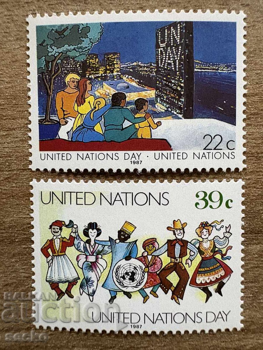 ООН Ню Йорк - Ден на ООН (1987) MNH