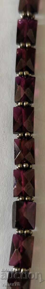 bratara de argint cu granat - 5