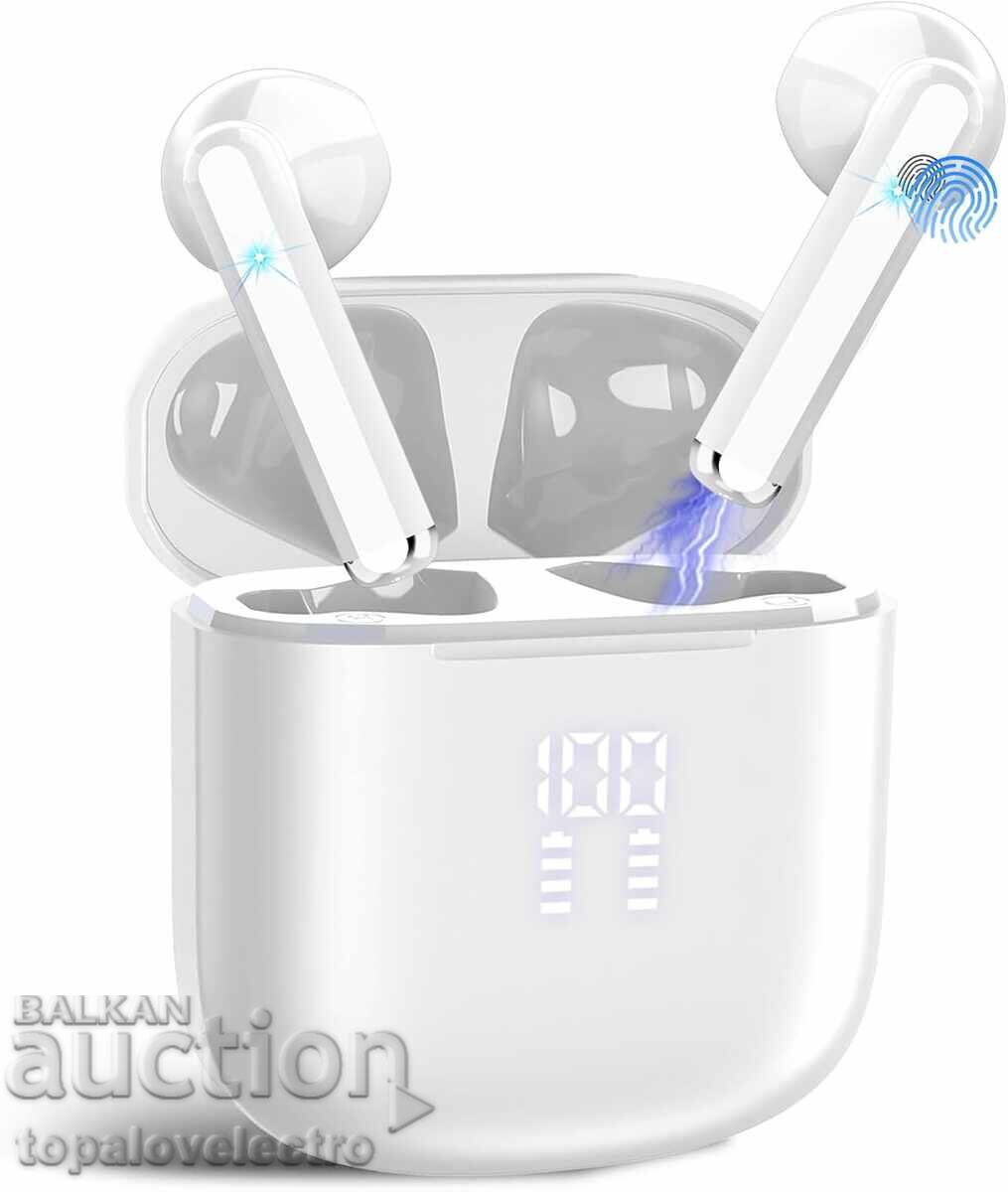 NOU! Căști AI cu funcție de traducere, Bluetooth 5.3 cu pasiv