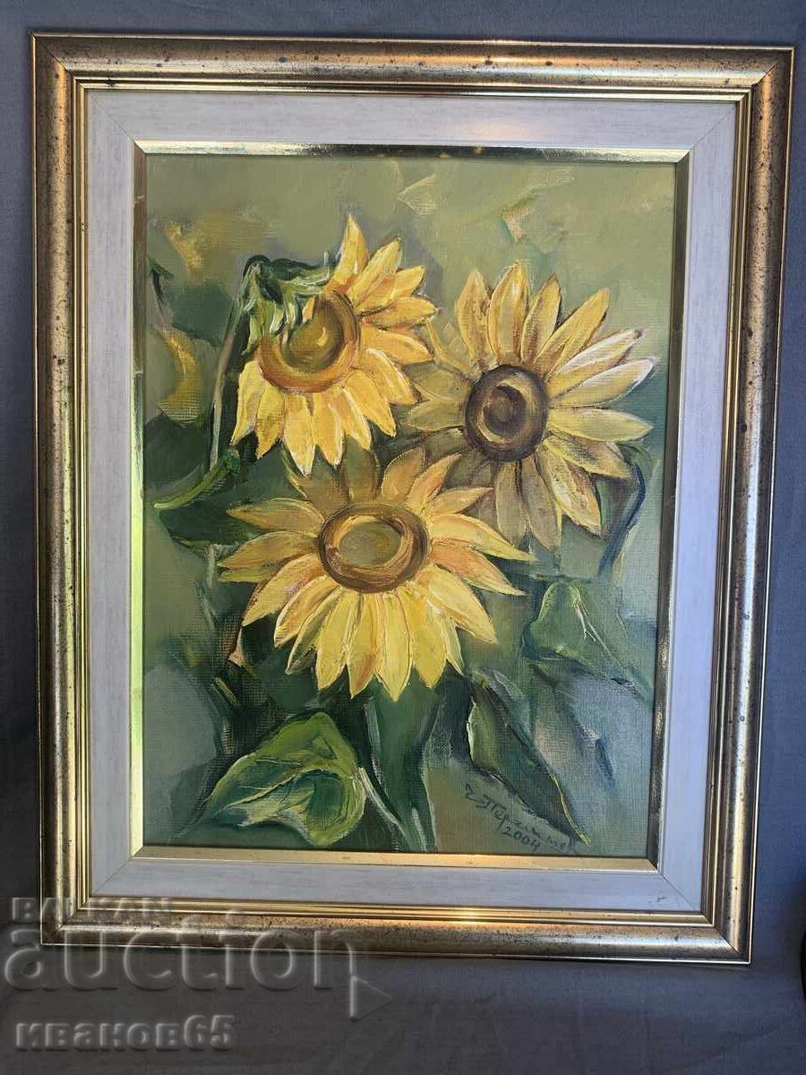 Sunflower Painting Sunflower Painting