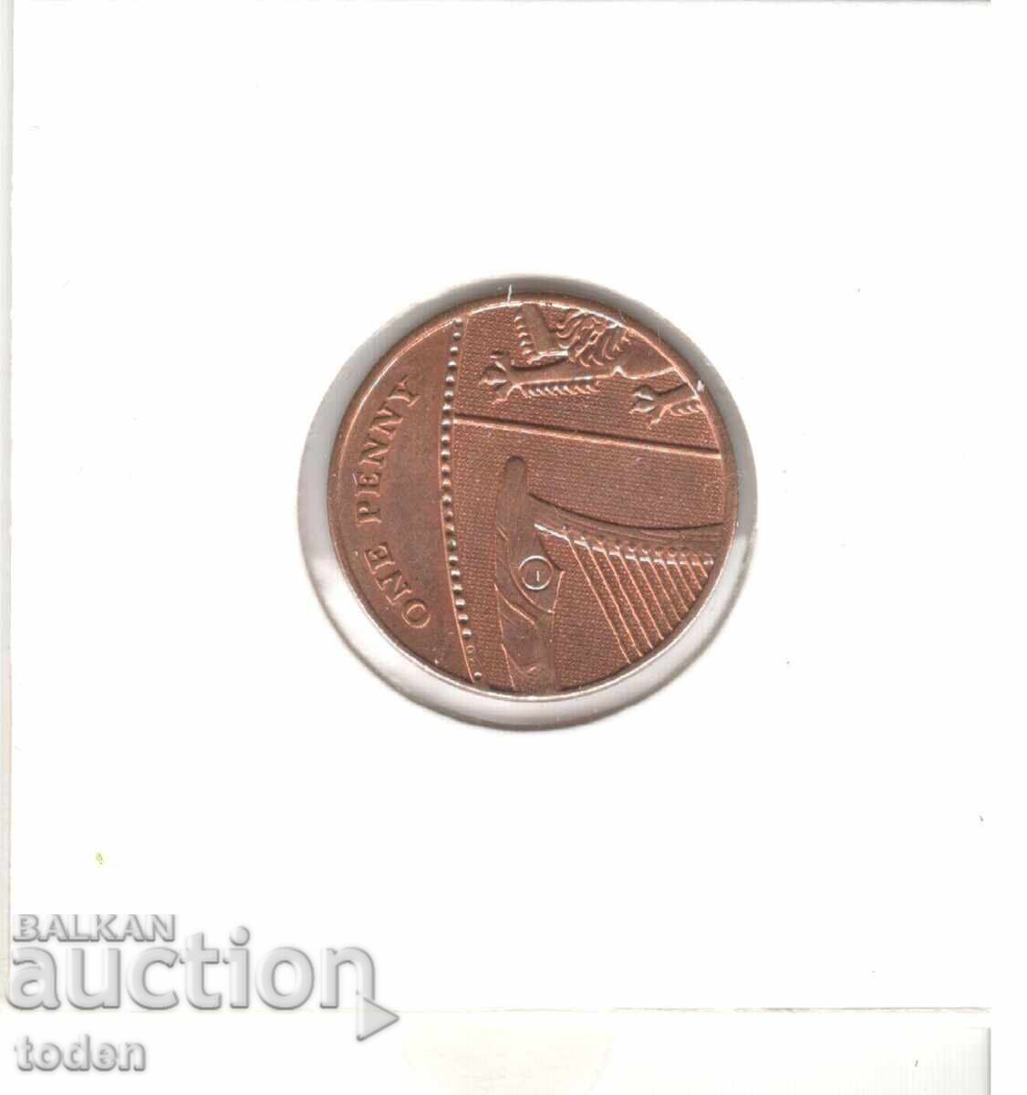 Auction  United Kingdom - 1 Penny - 2010 - KM# 1107 - Elizabeth II 4th portrait