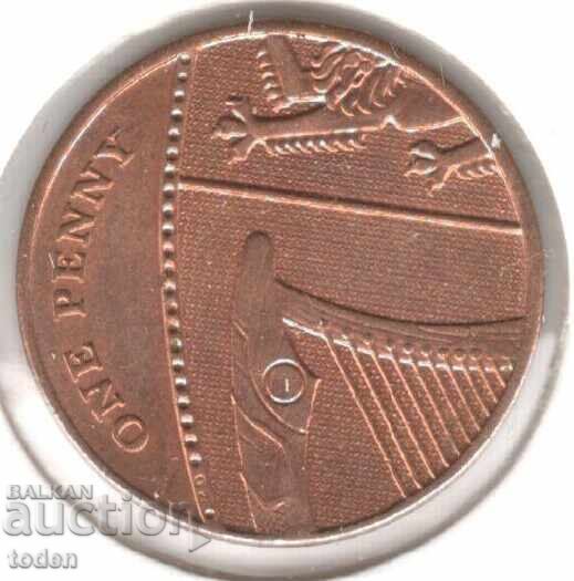 United Kingdom - 1 Penny - 2010 - KM# 1107 - Elizabeth II 4th portrait