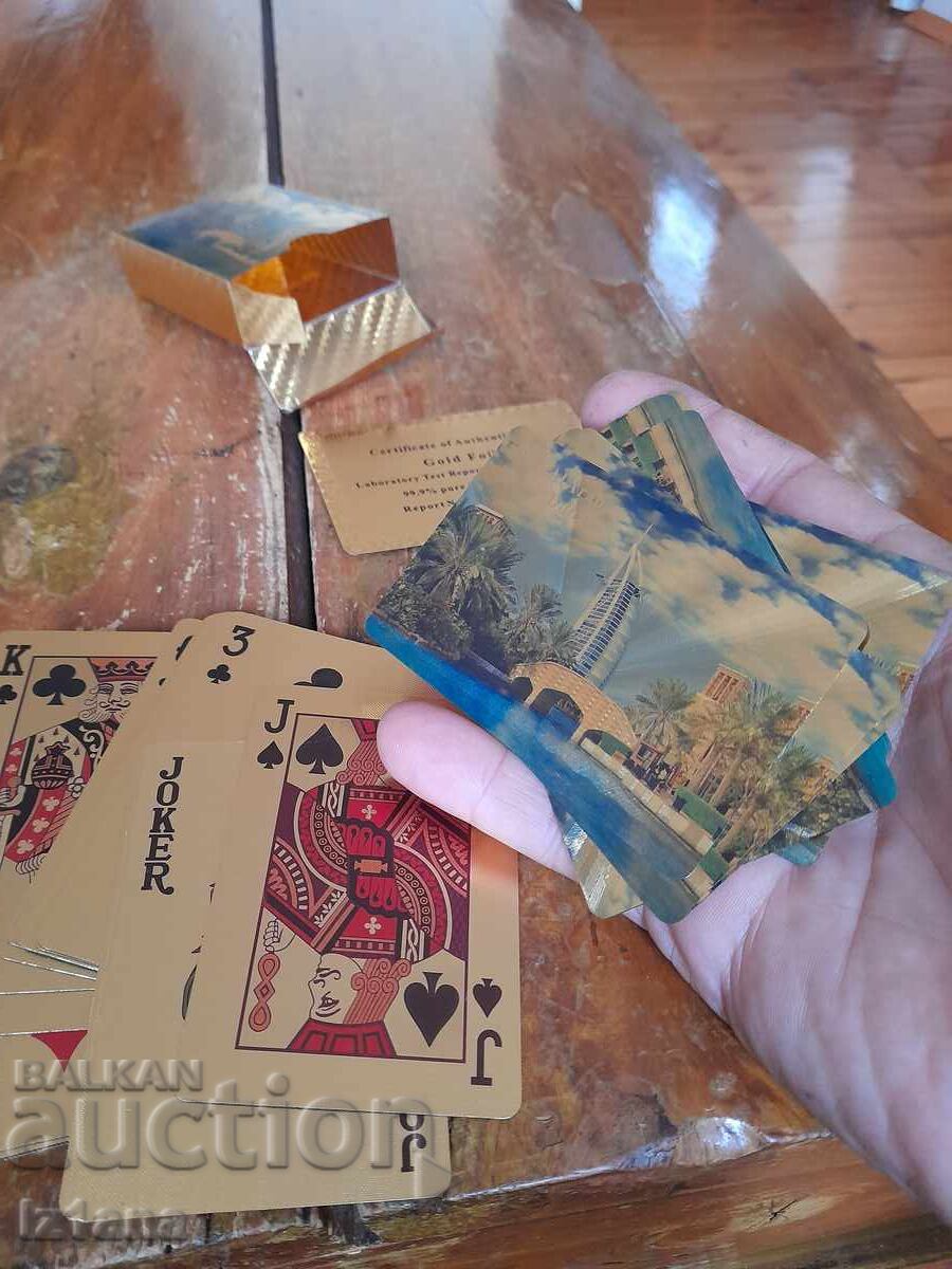 Playing Cards 24K Gold Foil - 6