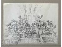 Desen interesant - Tablou "Baie"