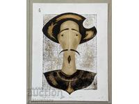 Hristo Kotsev tablou - “Don Quijote” tehnică originală