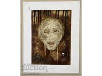 Pictură de Hristo Kotsev - “Homo urbanus” tehnică originală