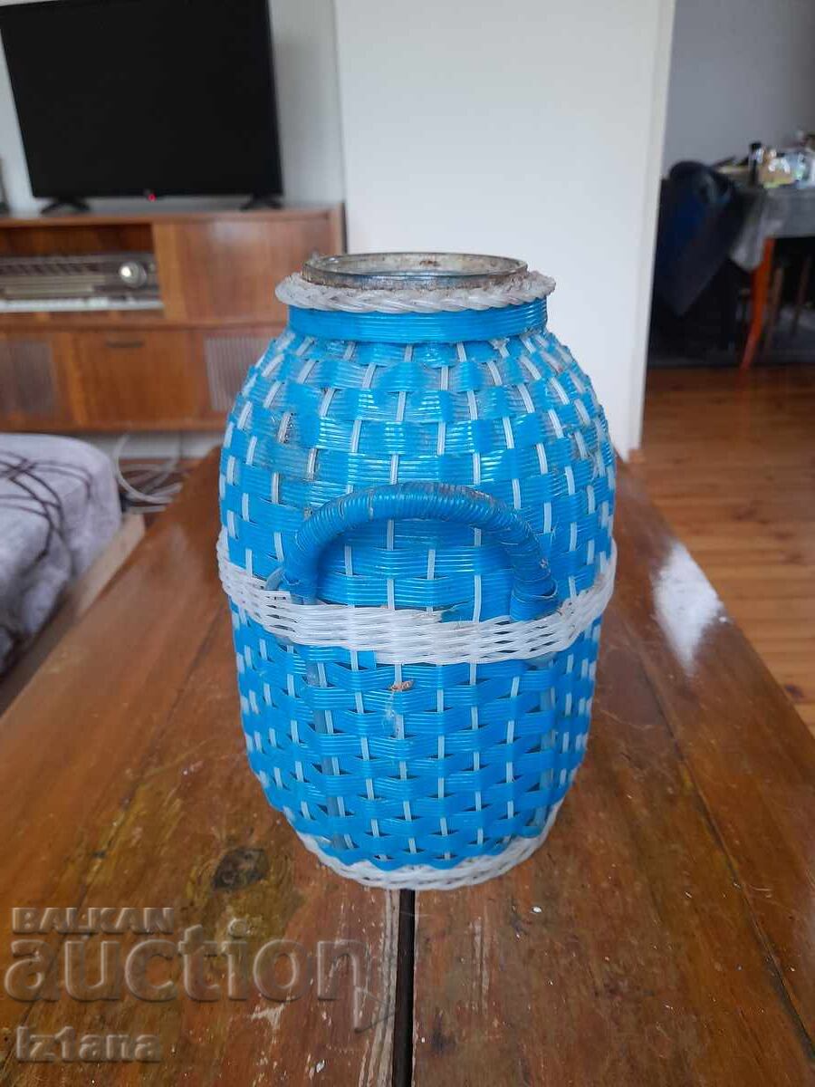 Old wicker jar with price 60.00 BGN | € 30.68 Old wicker jar with price 60.00 BGN | € 30.68