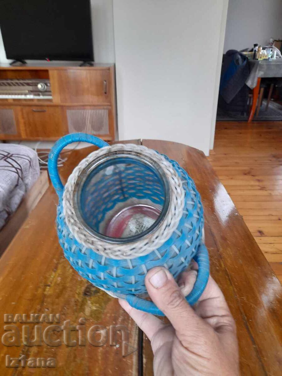 Old wicker jar - 5 Old wicker jar - 5