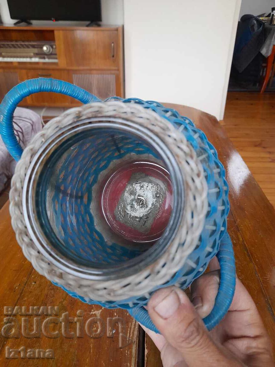 Old wicker jar - 6 Old wicker jar - 6