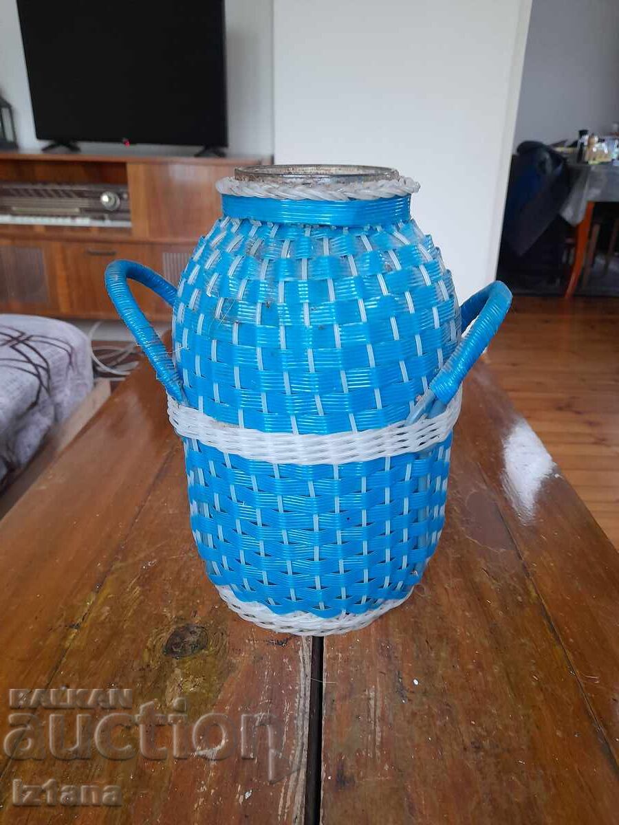 Old wicker jar Old wicker jar