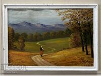 Victor Popov tablou vechi - „Peisaj” - Popovici