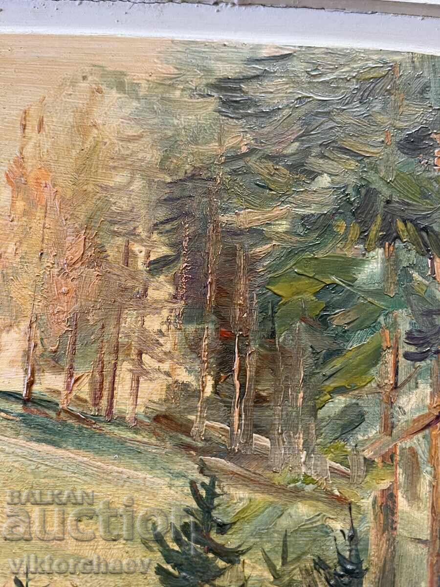 Auction  Georgi Lazarov Zhoro Painting - "Landscape" 1995
