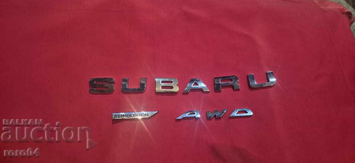 SUBARU SYMMETRICAL AWD