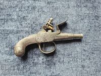 Unique flintlock pistol. "Seglas - London". 1750-1780